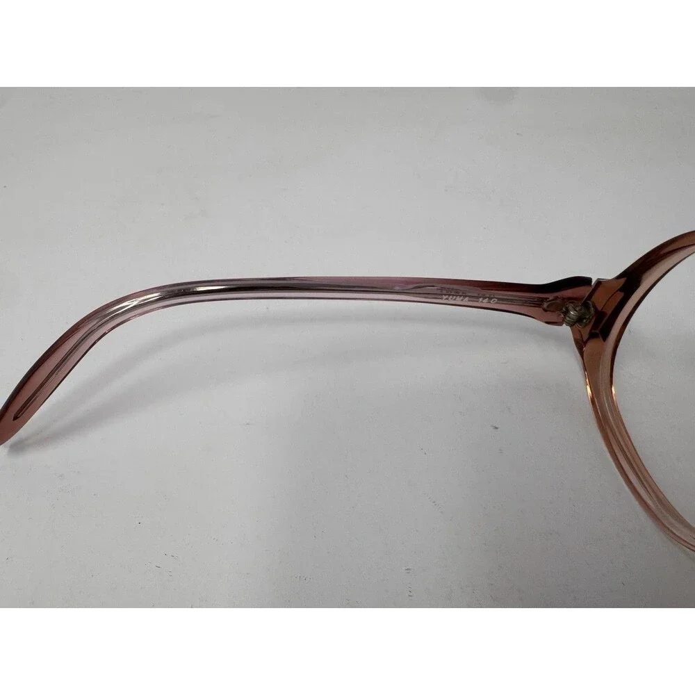 Vintage Lozza Yuma 53-18-140 Eyeglass Frames Pink Oversized Italy 1970s New Old